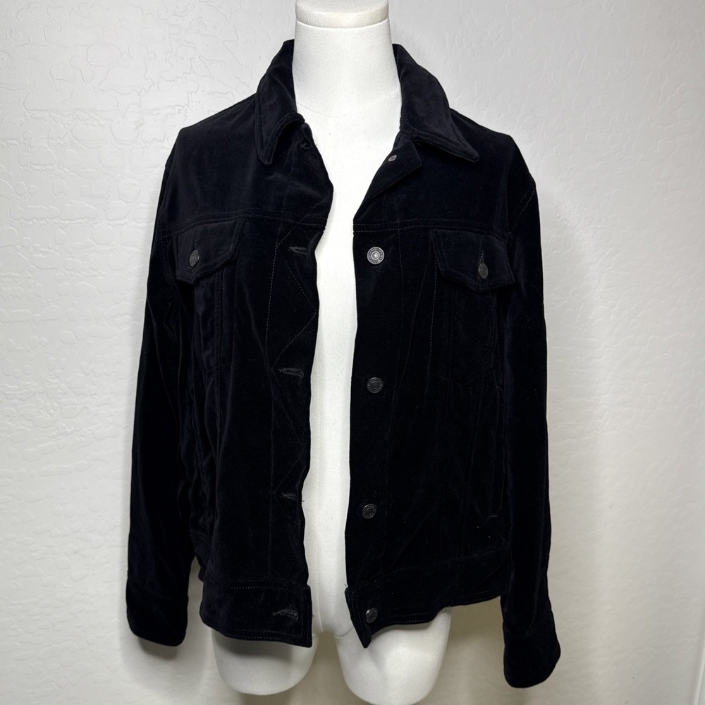 Rag & Bone Velvet, Black Jacket, Small Women's